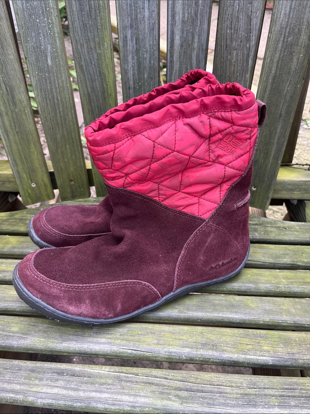 Columbia Women's Winter Boots - two tone Red